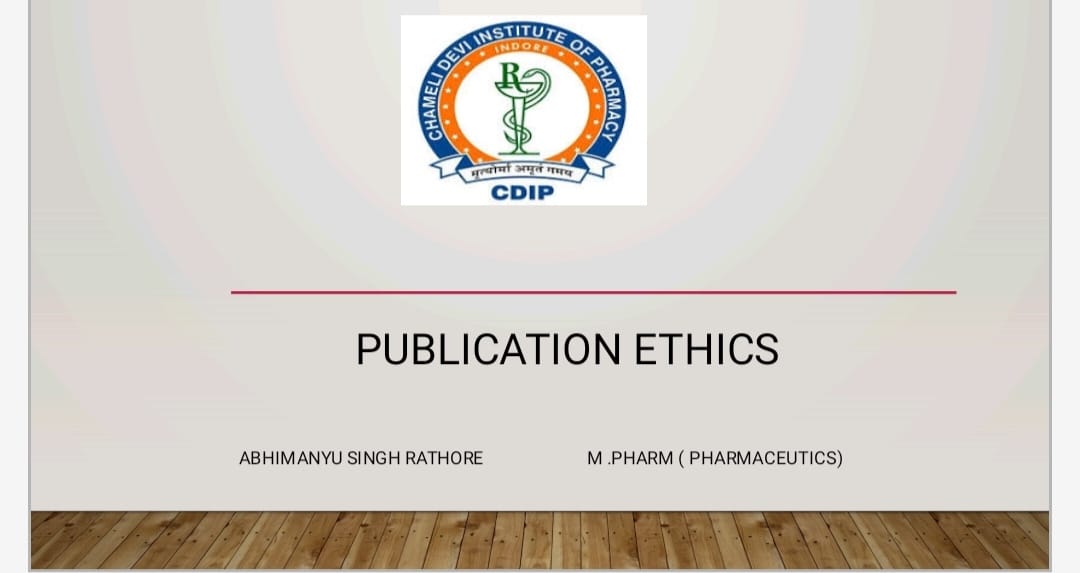 Faculty Development Program on Publication Ethics