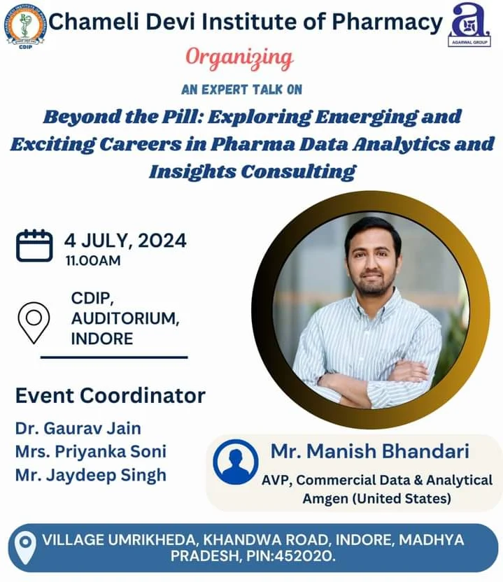 AN EXPERT TALK ON Beyond the Pill: Exploring Emerging and Exciting Careers in Pharma Data Analytics and Insights Consulting